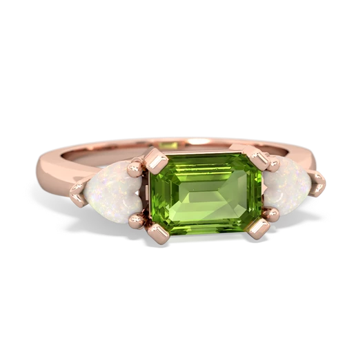 peridot-opal timeless ring