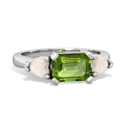 peridot-opal timeless ring