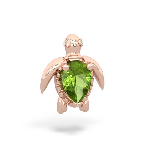 peridot animals pendant