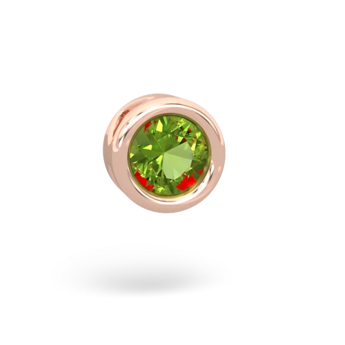 peridot slide pendant