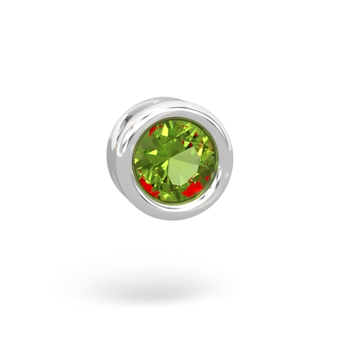 peridot slide pendant