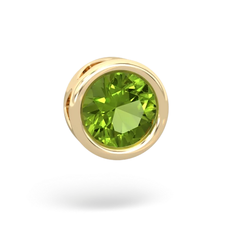 peridot slide pendant