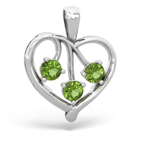 smoky quartz-onyx love heart pendant