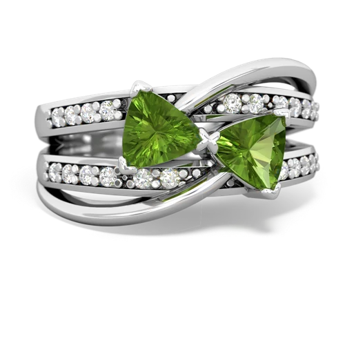 peridot-peridot couture ring