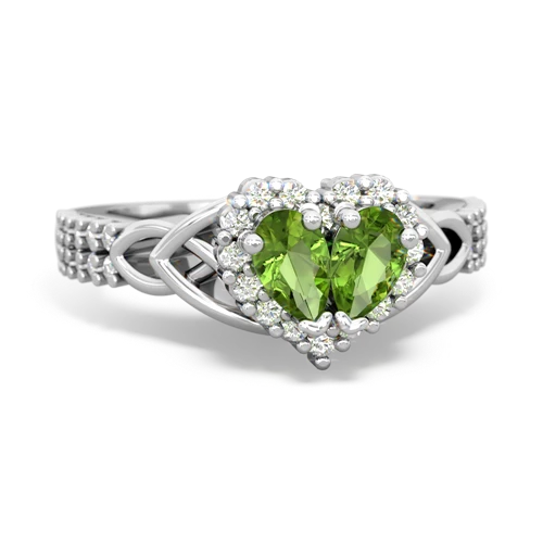 peridot-peridot keepsake engagement ring