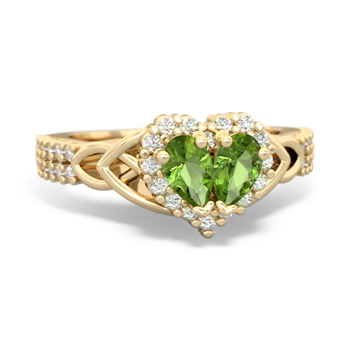 peridot-peridot keepsake engagement ring