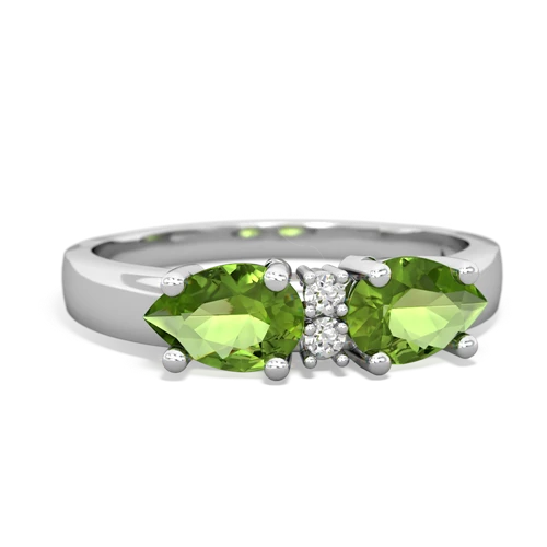 peridot-peridot timeless ring