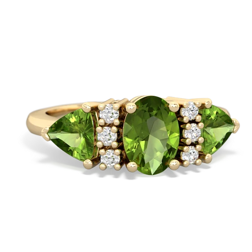 peridot-peridot timeless ring