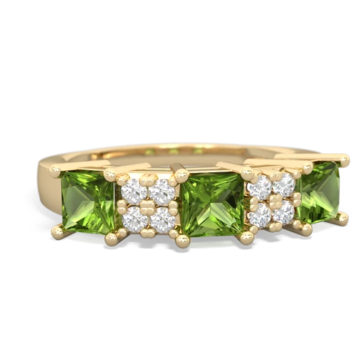 peridot-peridot timeless ring