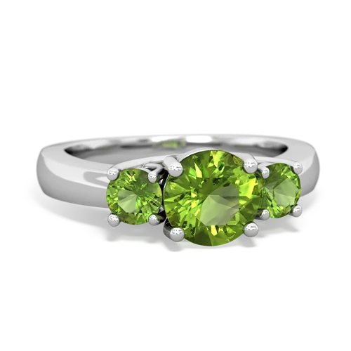 peridot-peridot timeless ring