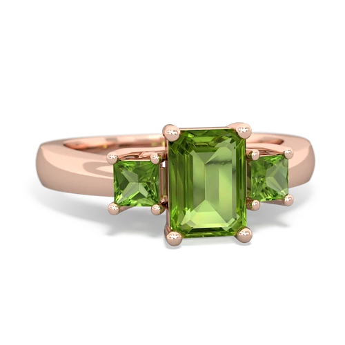 peridot-peridot timeless ring