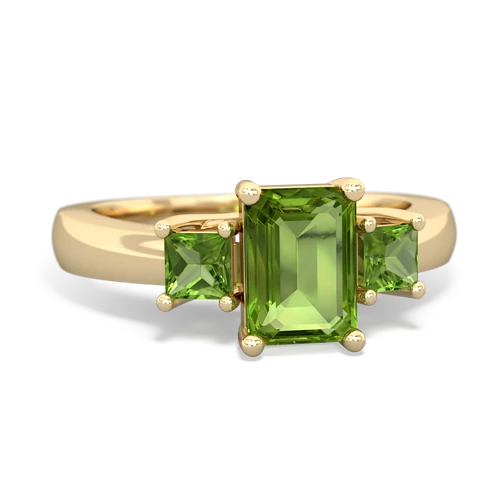 peridot-peridot timeless ring