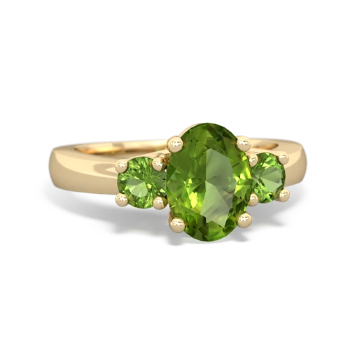 peridot-peridot timeless ring