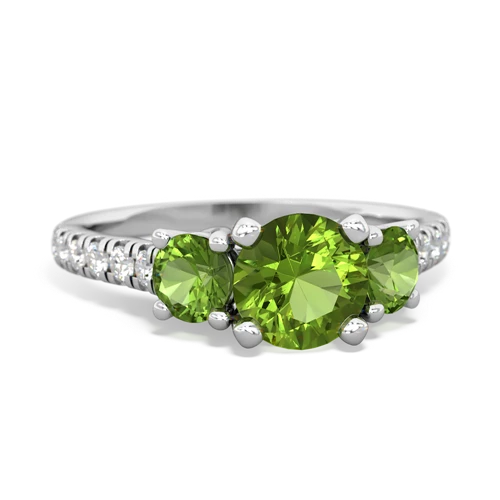 london topaz-lab emerald trellis pave ring