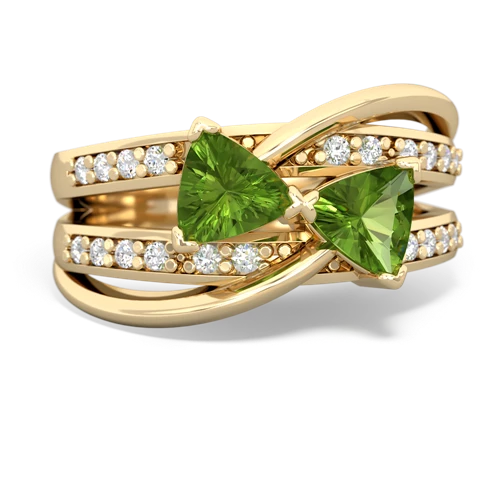 peridot couture ring
