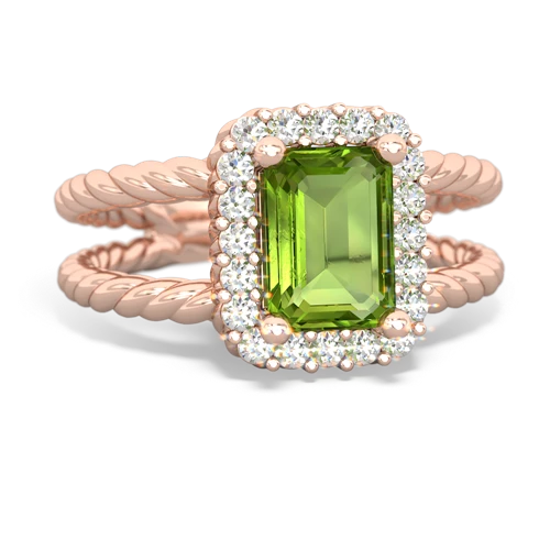 peridot couture ring