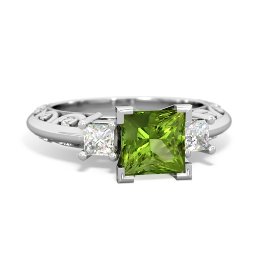 peridot engagement ring