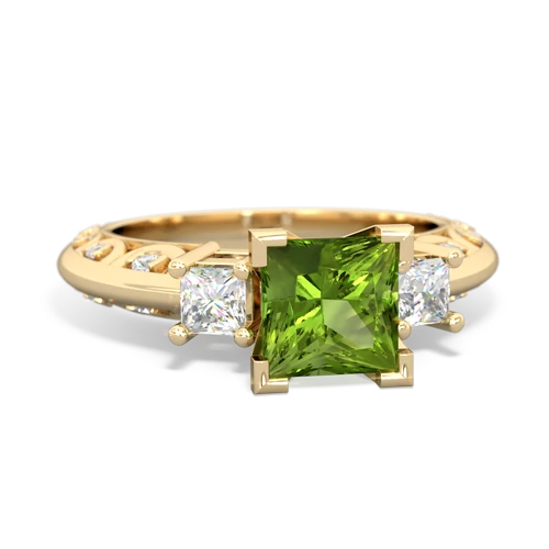 peridot engagement ring