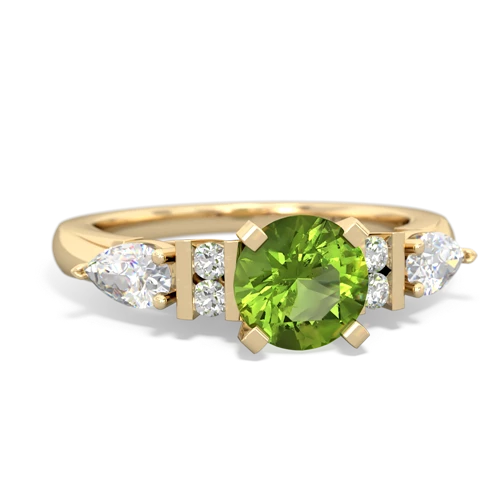 peridot engagement ring