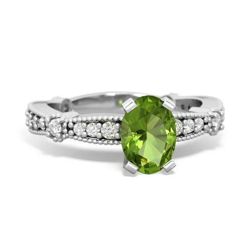 peridot engagement ring