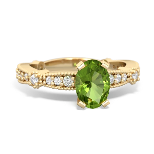 peridot engagement ring