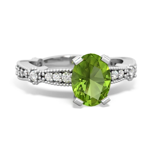 peridot engagement ring