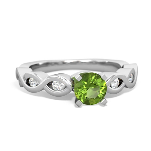 peridot engagement ring