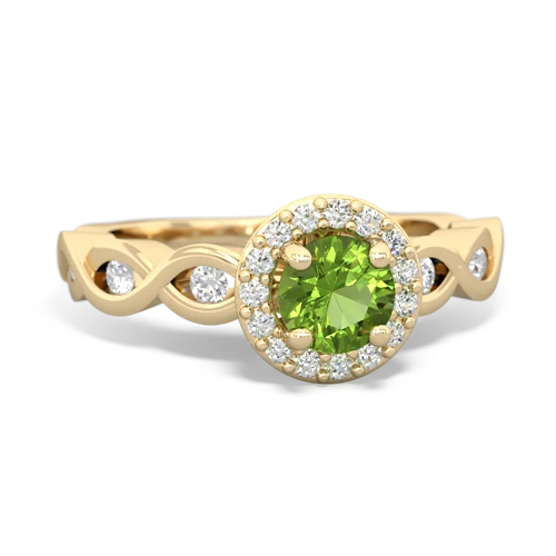 peridot engagement ring