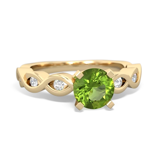 peridot engagement ring