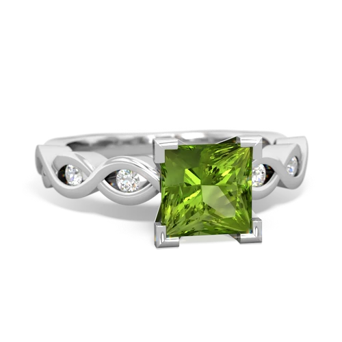 peridot engagement ring