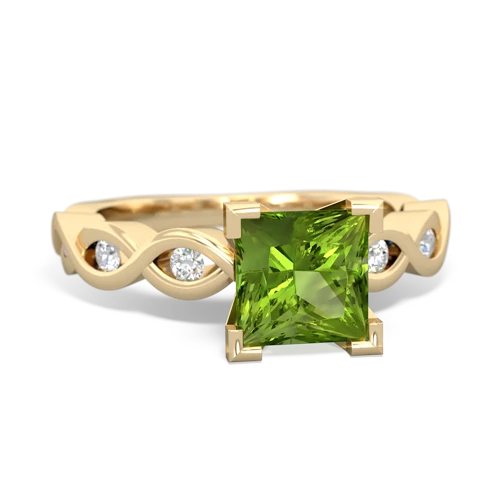 peridot engagement ring