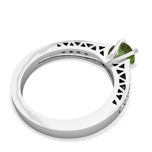 peridot engagement rings