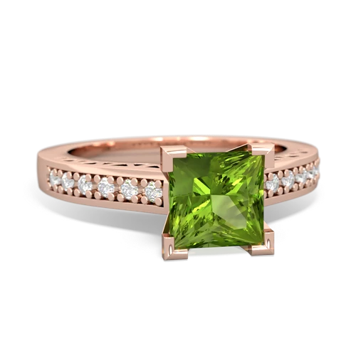 peridot engagement ring