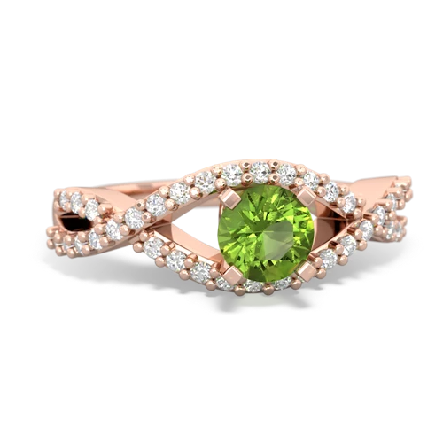 peridot engagement ring