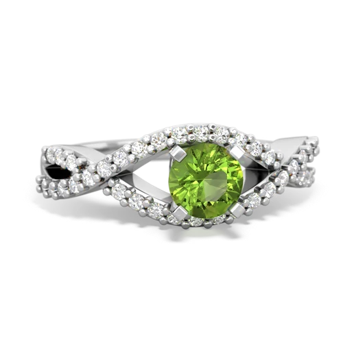 peridot engagement ring