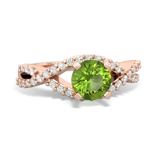 peridot engagement ring