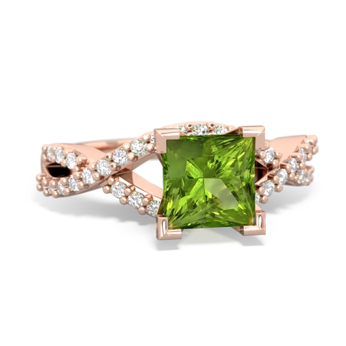 peridot engagement ring