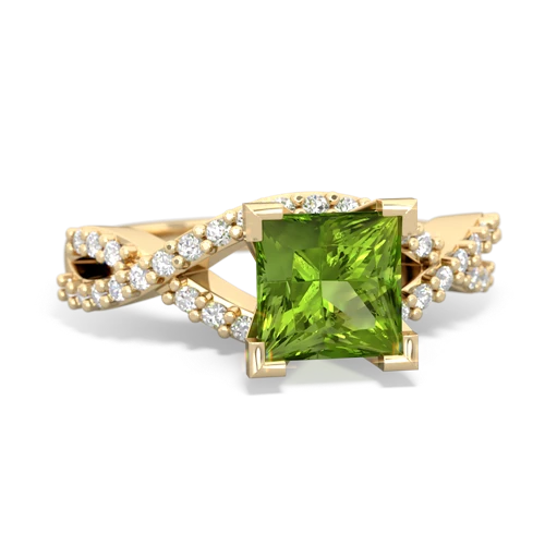 peridot engagement ring