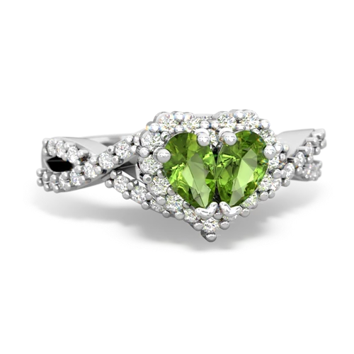 Buy Natural Peridot & Diamond Ring, 14K Solid Yellow Gold Ring, August  Birthstone Ring, Peridot Jewelry, Diamond Ring, Christmas Gift Online in  India - Etsy