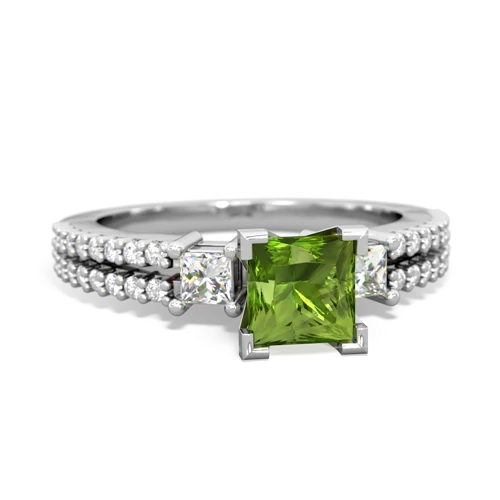 peridot engagement ring