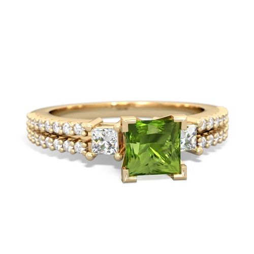 peridot engagement ring