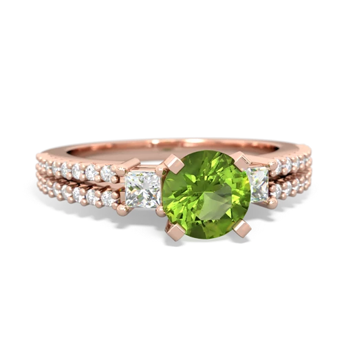 peridot engagement ring