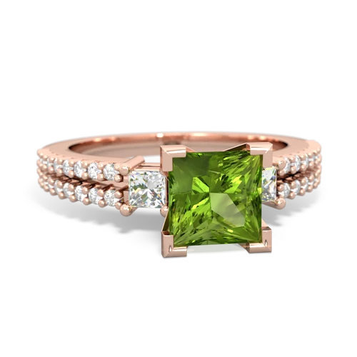 peridot engagement ring