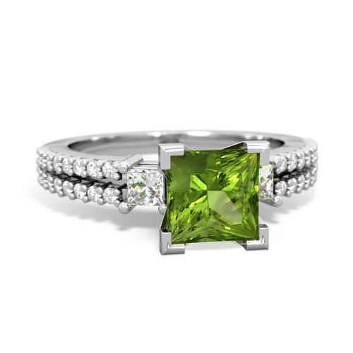 peridot engagement ring