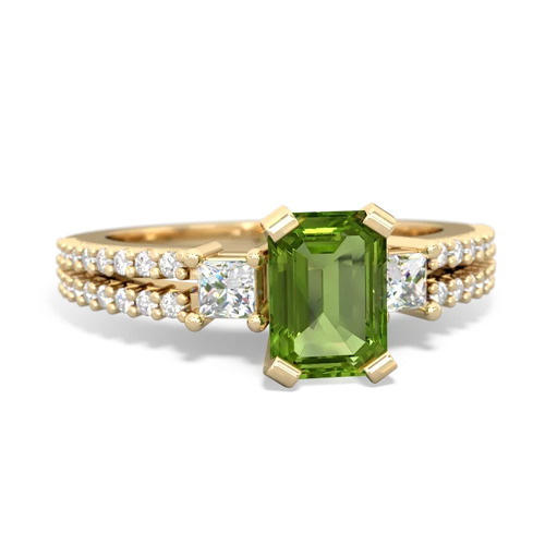 peridot engagement ring