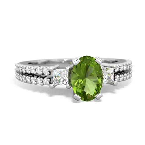 peridot engagement ring