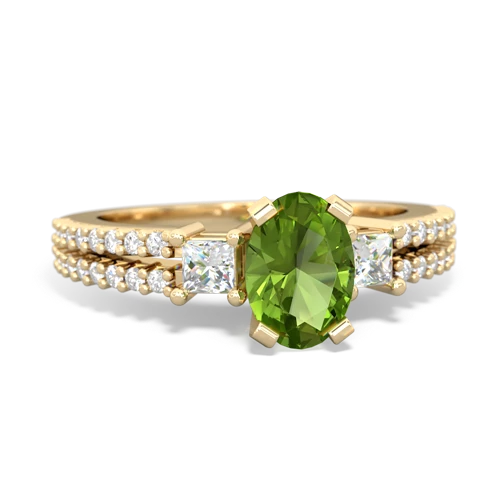 peridot engagement ring