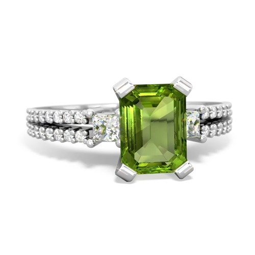 peridot engagement ring