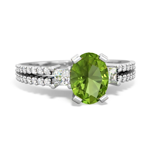 peridot engagement ring