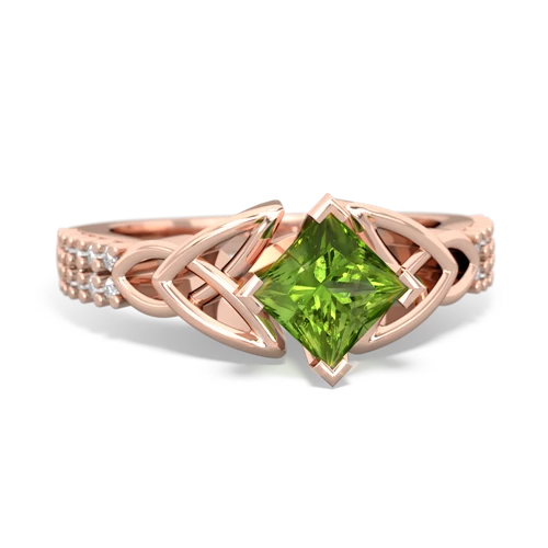 peridot engagement ring